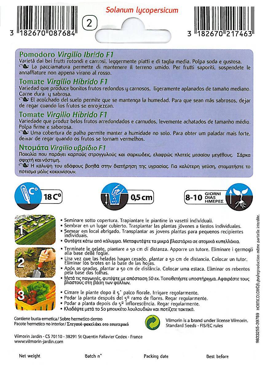 TOMATO SWEET BABY ''TOP&EASY BY VILMORIN''