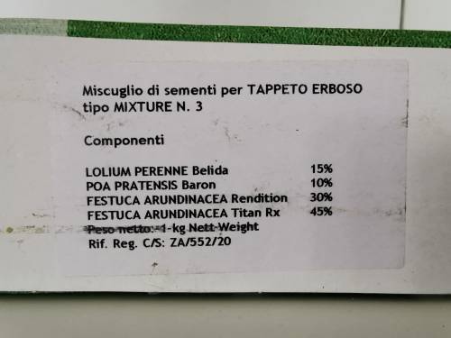 GRASS MIXTURE N.3