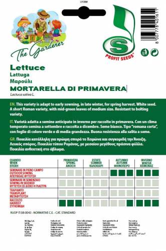 LETTUCE MORTARELLA DI PRIMAVERA