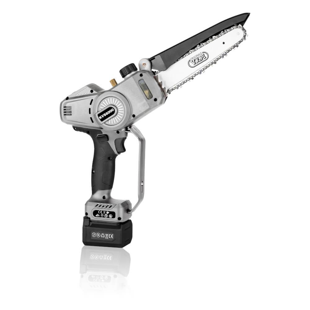 ELECTRONIC CHAINSAW KVS6000 - WITH 2 BATTERIES & PLASTIC CARRYING CASE