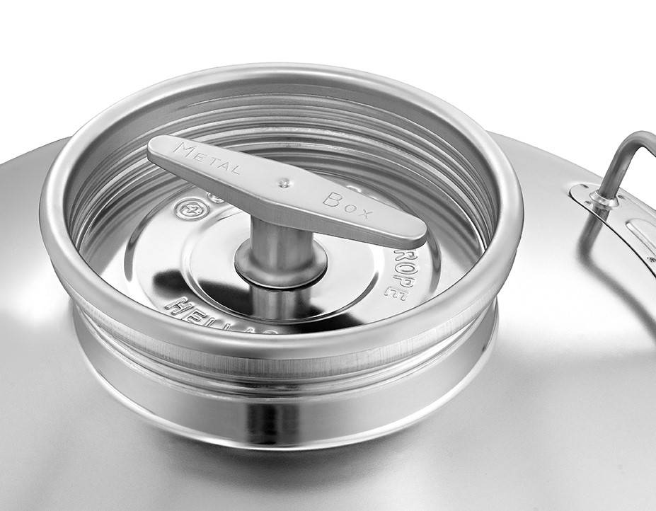STAINLESS STEEL CONTAINER  75L WITH SCREW-TOP LID